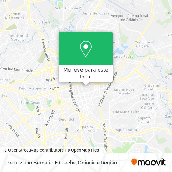 Pequizinho Bercario E Creche mapa