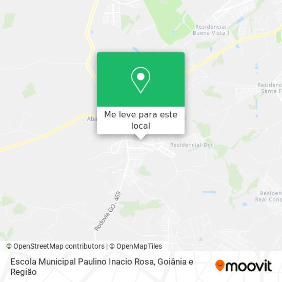 Escola Municipal Paulino Inacio Rosa mapa