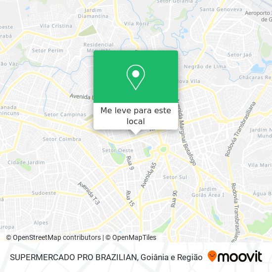 SUPERMERCADO PRO BRAZILIAN mapa