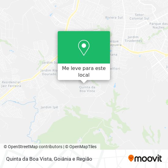 Quinta da Boa Vista mapa