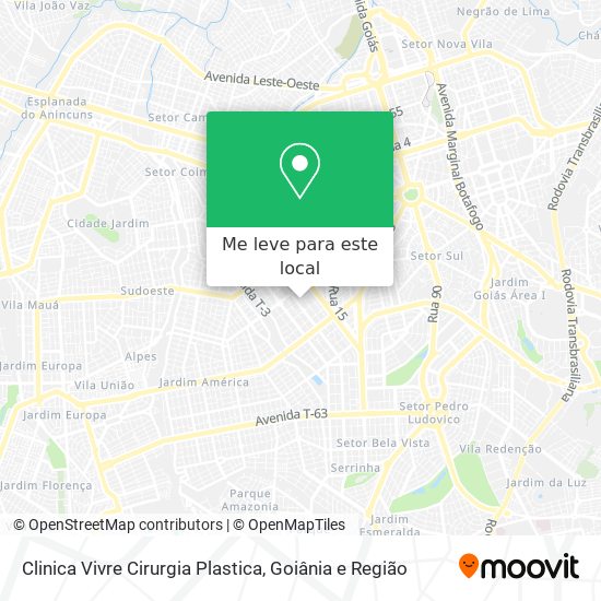 Clinica Vivre Cirurgia Plastica mapa