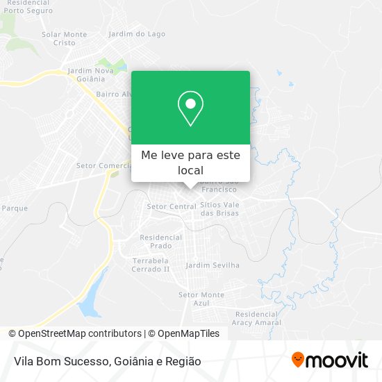 Vila Bom Sucesso mapa