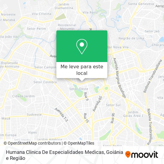 Humana Clinica De Especialidades Medicas mapa