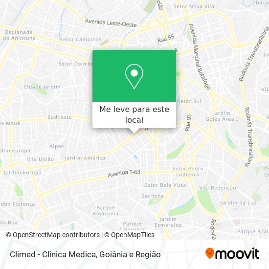 Climed - Clinica Medica mapa