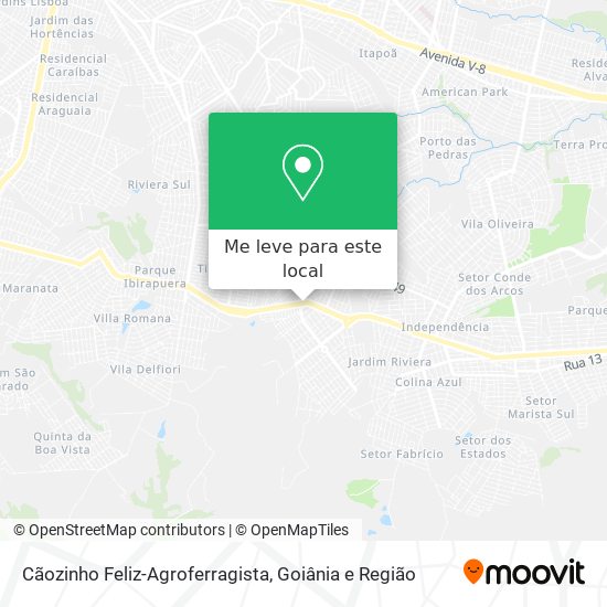 Cãozinho Feliz-Agroferragista mapa