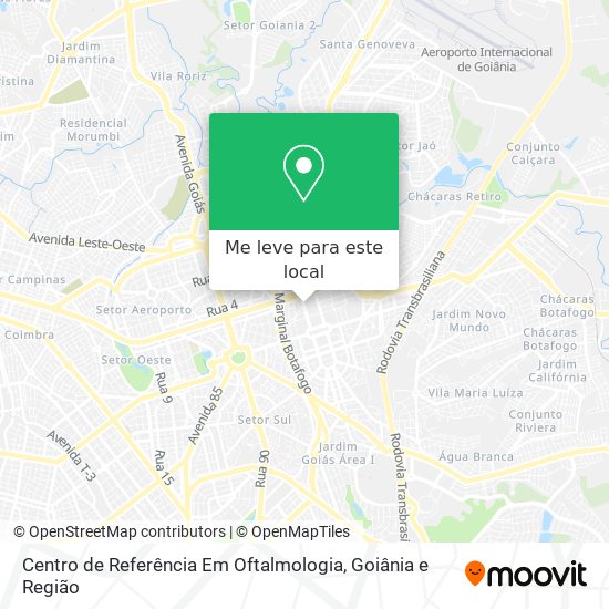 Centro de Referência Em Oftalmologia mapa