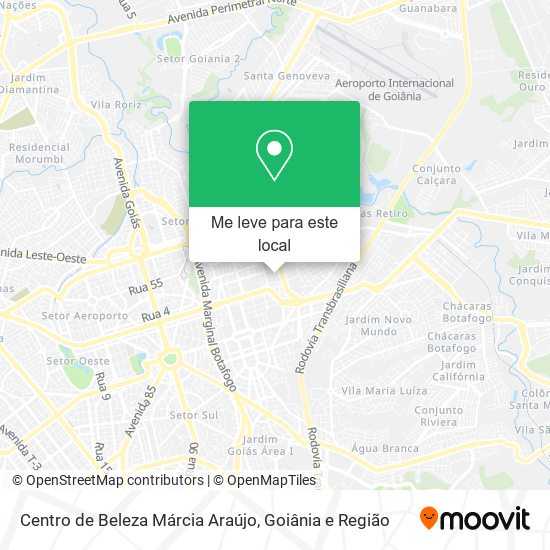 Centro de Beleza Márcia Araújo mapa