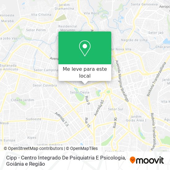 Cipp - Centro Integrado De Psiquiatria E Psicologia mapa