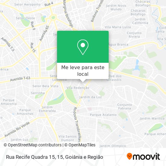 Rua Recife Quadra 15, 15 mapa