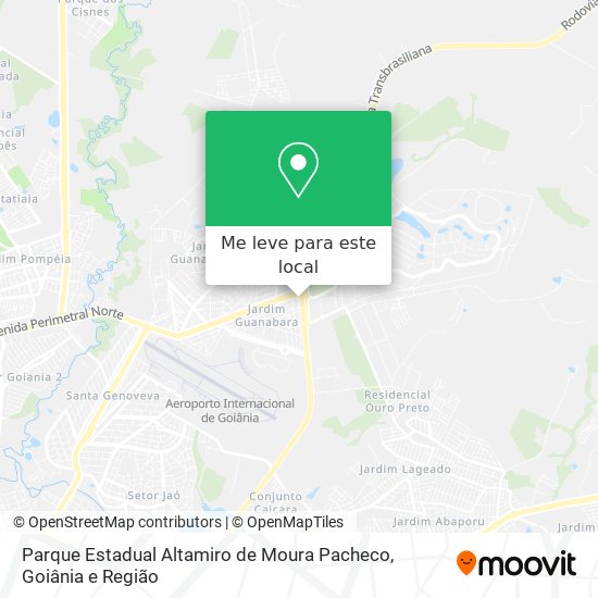 Parque Estadual Altamiro de Moura Pacheco mapa