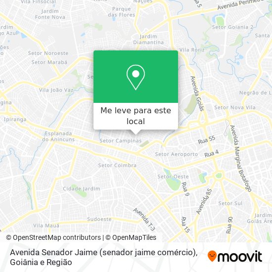 Avenida Senador Jaime (senador jaime comércio) mapa