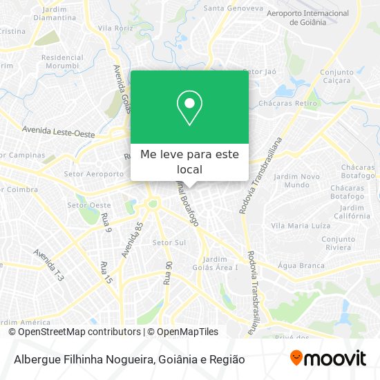 Albergue Filhinha Nogueira mapa