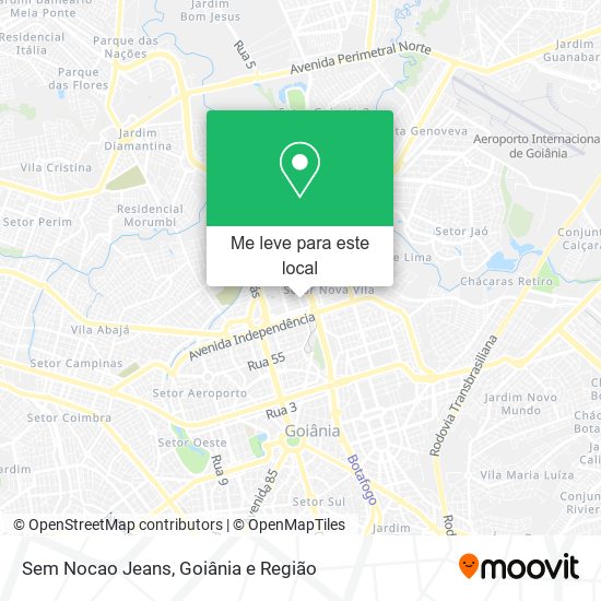 Sem Nocao Jeans mapa
