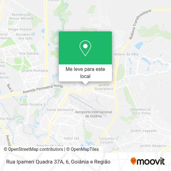 Rua Ipameri Quadra 37A, 6 mapa