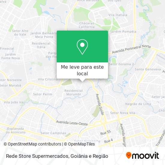 Rede Store Supermercados mapa