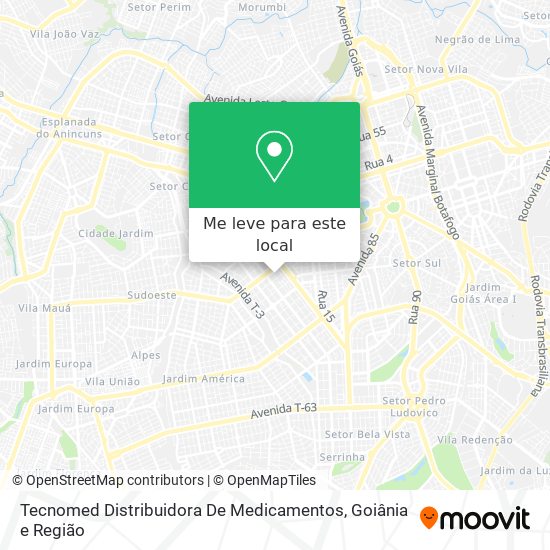 Tecnomed Distribuidora De Medicamentos mapa