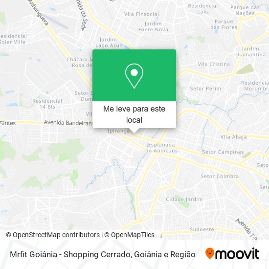 Mrfit Goiânia - Shopping Cerrado mapa