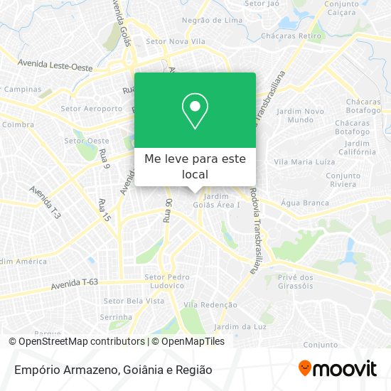Empório Armazeno mapa