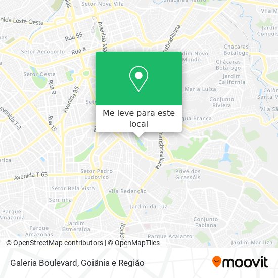 Galeria Boulevard mapa