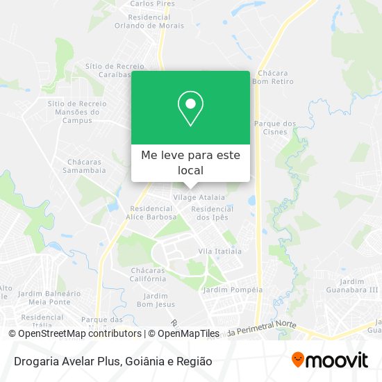 Drogaria Avelar Plus mapa