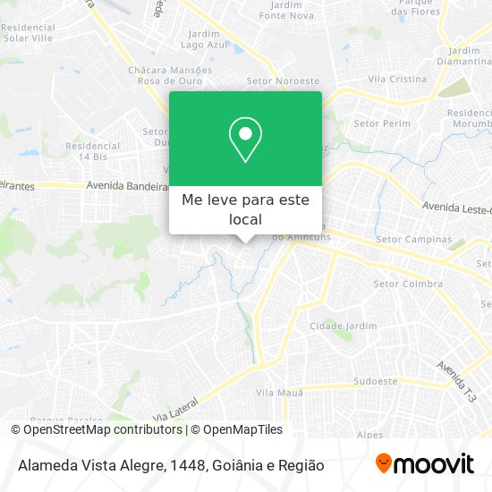 Alameda Vista Alegre, 1448 mapa