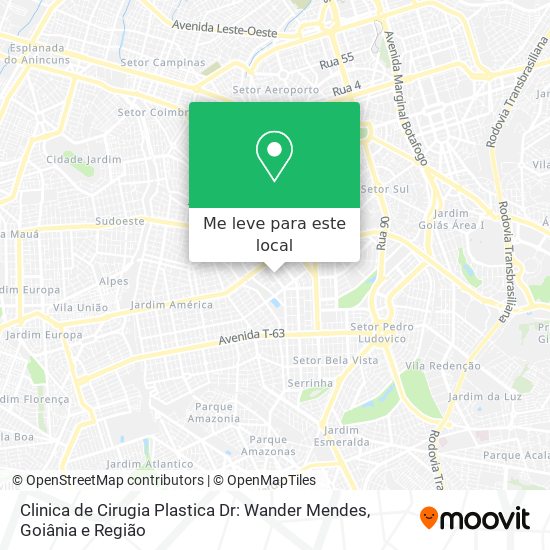 Clinica de Cirugia Plastica Dr: Wander Mendes mapa