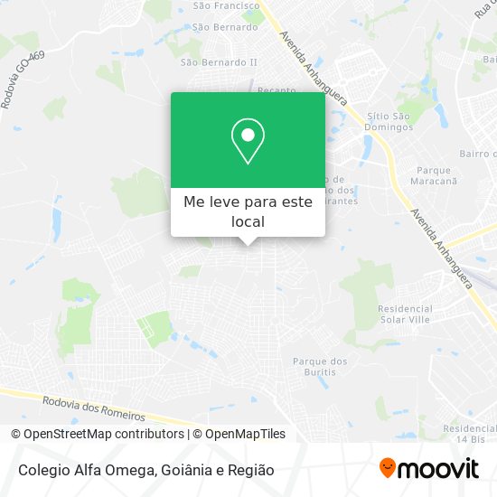 Colegio Alfa Omega mapa