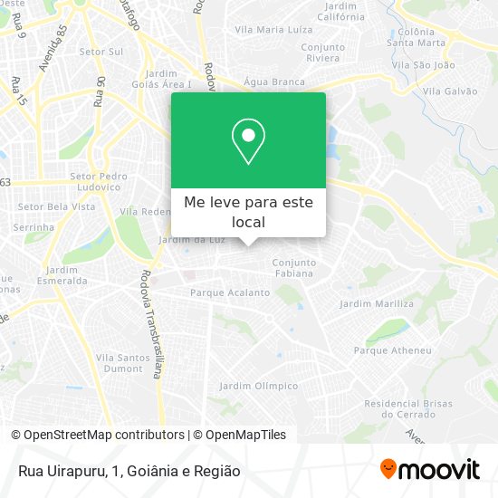 Rua Uirapuru, 1 mapa
