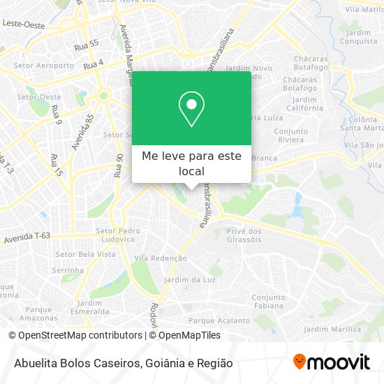 Abuelita Bolos Caseiros mapa