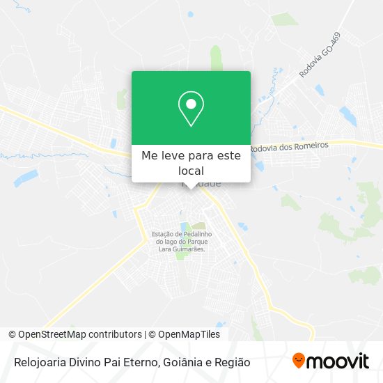 Relojoaria Divino Pai Eterno mapa