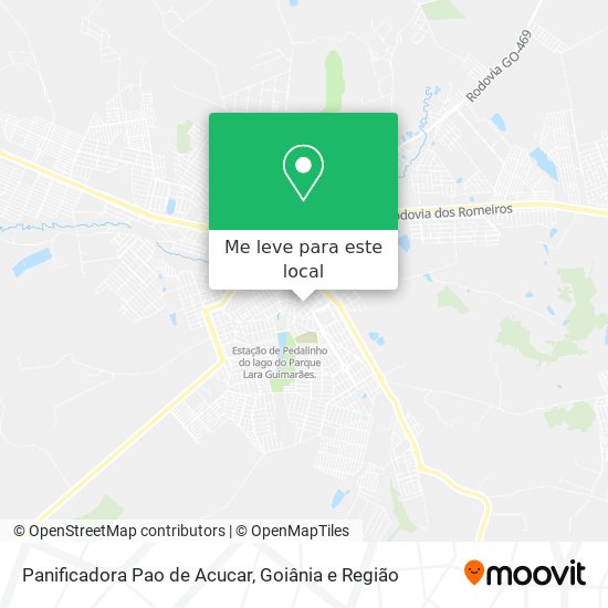 Panificadora Pao de Acucar mapa