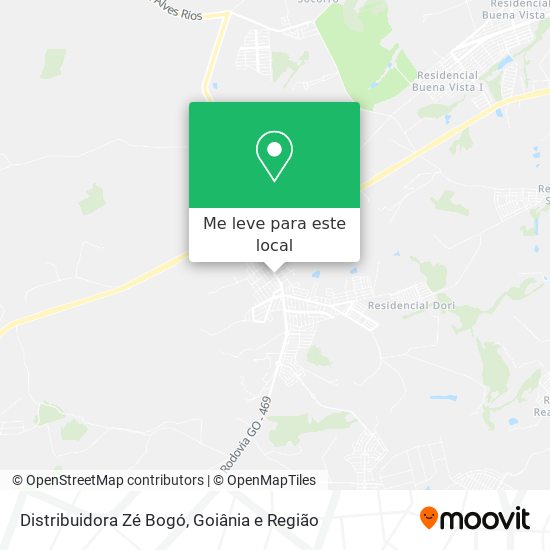 Distribuidora Zé Bogó mapa