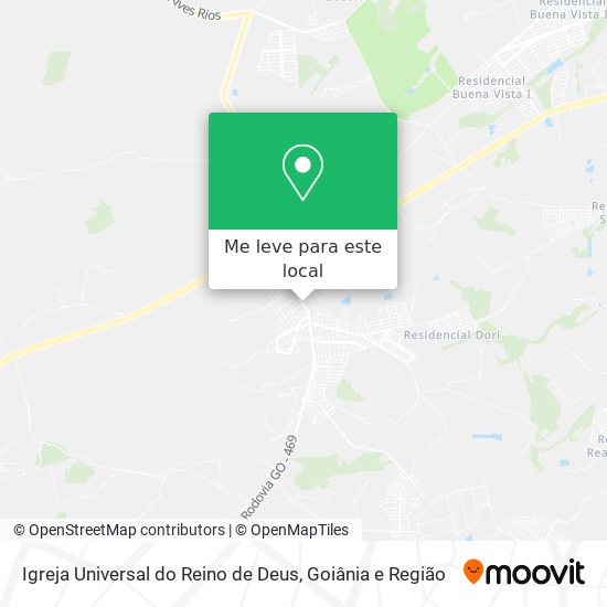 Igreja Universal do Reino de Deus mapa