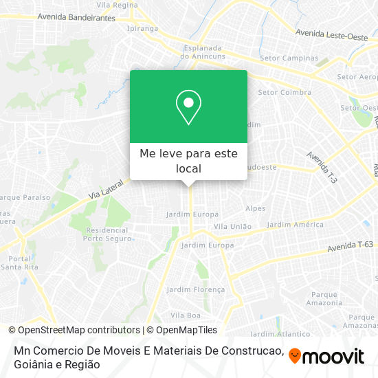 Mn Comercio De Moveis E Materiais De Construcao mapa