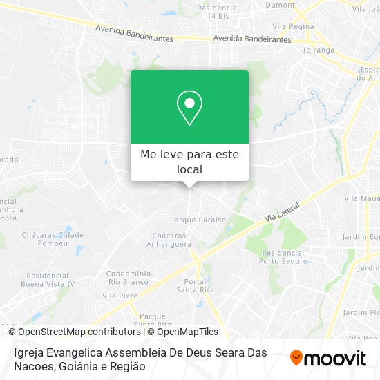 Igreja Evangelica Assembleia De Deus Seara Das Nacoes mapa