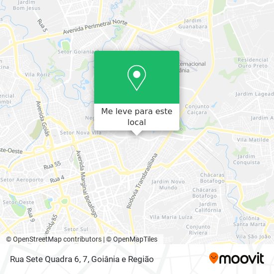 Rua Sete Quadra 6, 7 mapa