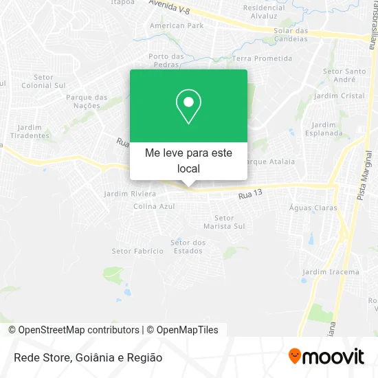 Rede Store mapa