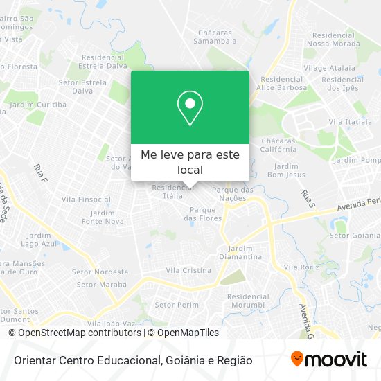 Orientar Centro Educacional mapa