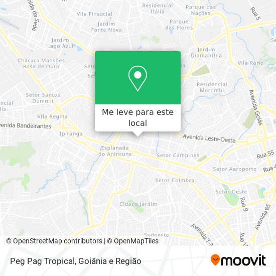 Peg Pag Tropical mapa