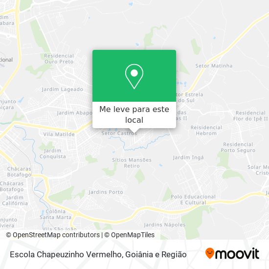 Escola Chapeuzinho Vermelho mapa