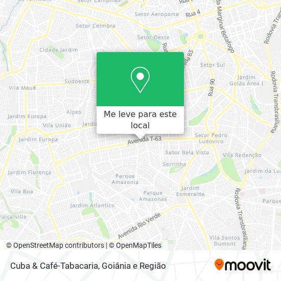 Cuba & Café-Tabacaria mapa