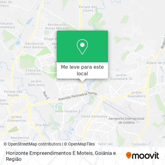 Horizonte Empreendimentos E Moteis mapa