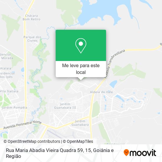 Rua Maria Abadia Vieira Quadra 59, 15 mapa