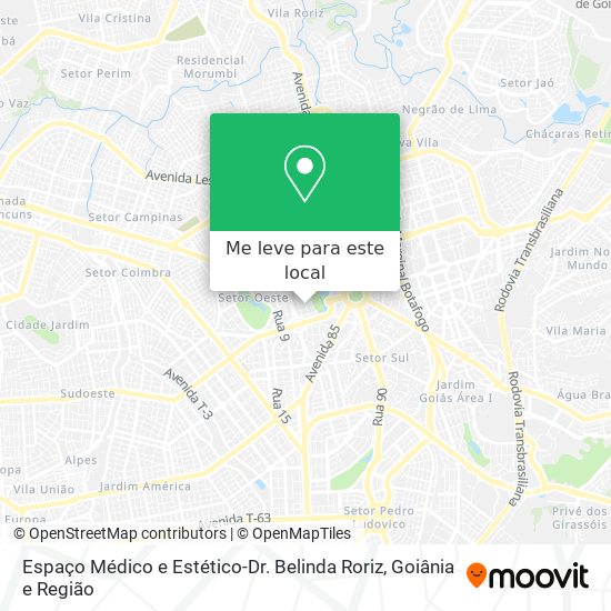 Espaço Médico e Estético-Dr. Belinda Roriz mapa