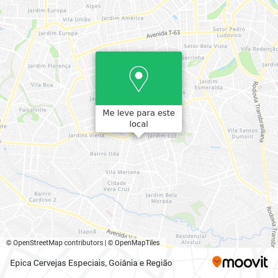 Epica Cervejas Especiais mapa