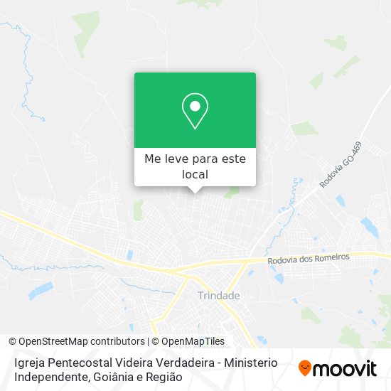 Igreja Pentecostal Videira Verdadeira - Ministerio Independente mapa