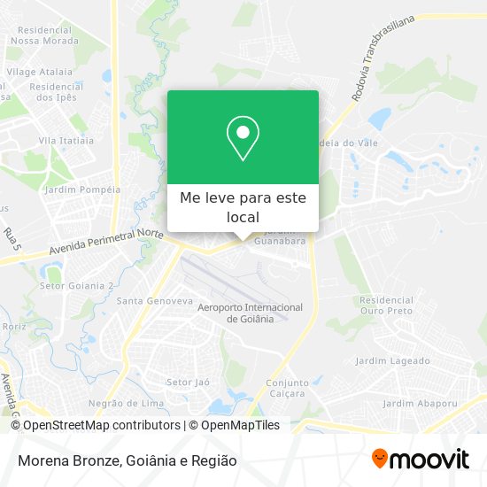 Morena Bronze mapa