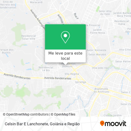 Celsin Bar E Lanchonete mapa