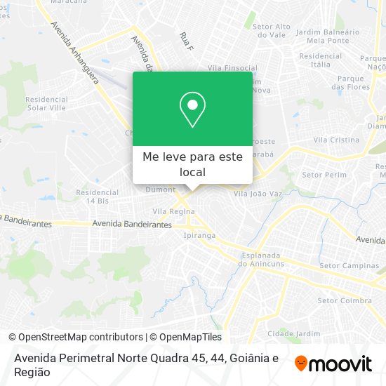 Avenida Perimetral Norte Quadra 45, 44 mapa