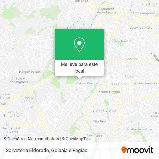 Sorveteria Eldorado mapa